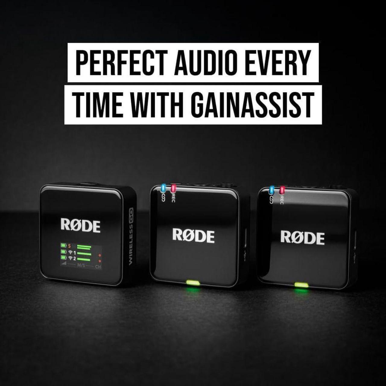 Alt view image 5 of 7 - RODE Microphone Wireless GO (Gen 3) 2-Person Compact Digital Wireless Microphone System/Recorder (2.4 GHz, Black)
