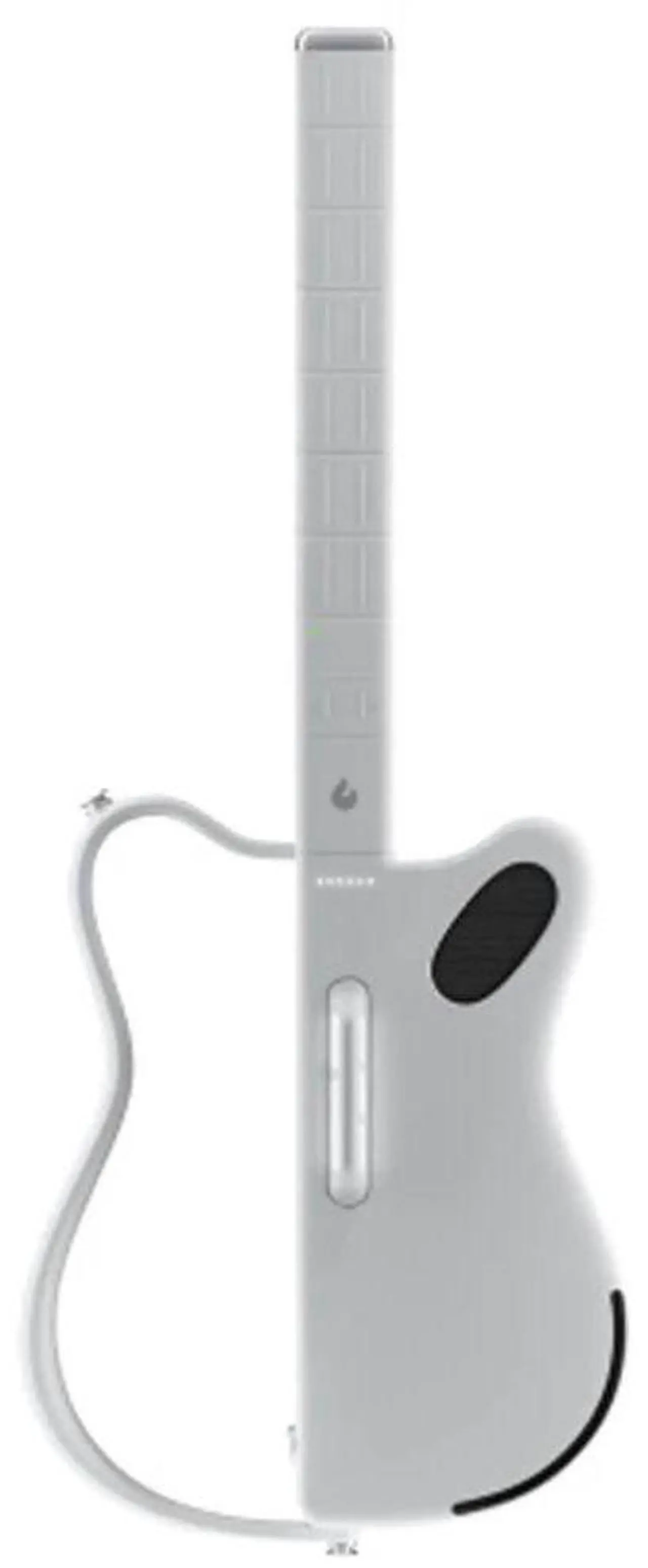 Alt view image 2 of 7 - LAVA GENIE 9270002 Sampler Guitar, No Strings Attached, Hundreds of Instrument Presets, Onboard Speaker, White, 30.5 inch Bundle with Rok-It Tripod Guitar Stand, Goby Labs GLS-104 Microphone Sanitizer