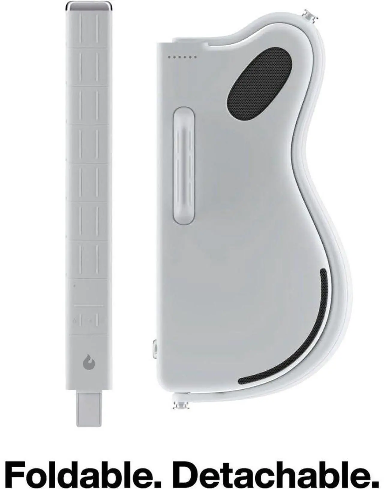 Alt view image 3 of 7 - LAVA GENIE 9270002 Sampler Guitar, No Strings Attached, Hundreds of Instrument Presets, Onboard Speaker, White, 30.5 inch Bundle with Rok-It Tripod Guitar Stand, Goby Labs GLS-104 Microphone Sanitizer