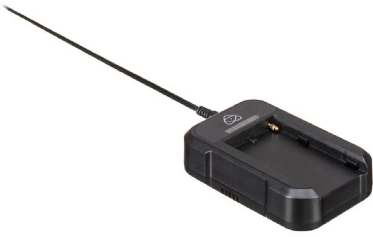 Alt view image 2 of 5 - Atomos 2A Fast Battery Charger 2 with Locking Cable ATOMFCGRS2