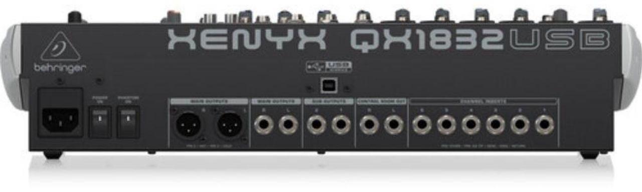 Alt view image 5 of 5 - Behringer XENYX QX1832USB Premium Analog 18-Input Mixer with Multi-FX and USB/Audio Interface (Wireless Ready)