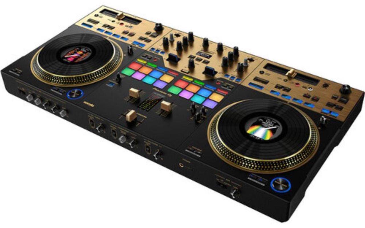Alt view image 2 of 5 - Pioneer DJ DDJ-REV7 2-Channel rekordbox and Serato DJ Pro Controller with Motorized Jog Wheels (Limited Edition Gold)