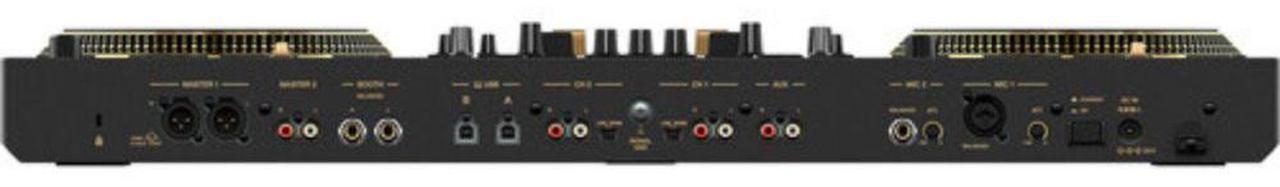 Alt view image 5 of 5 - Pioneer DJ DDJ-REV7 2-Channel rekordbox and Serato DJ Pro Controller with Motorized Jog Wheels (Limited Edition Gold)