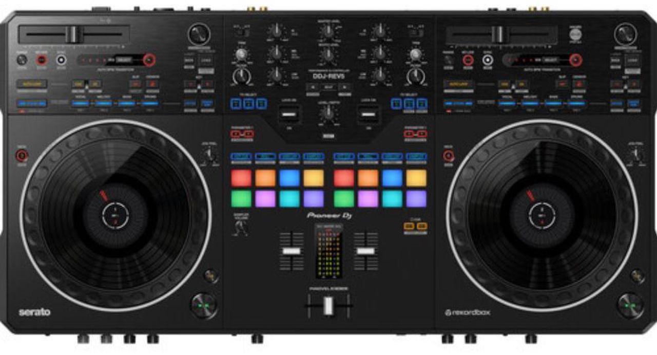 Alt view image 2 of 7 - Pioneer DJ DDJ-REV5 Scratch-Style 2-Channel Performance DJ Controller for Serato DJ Pro and rekordbox