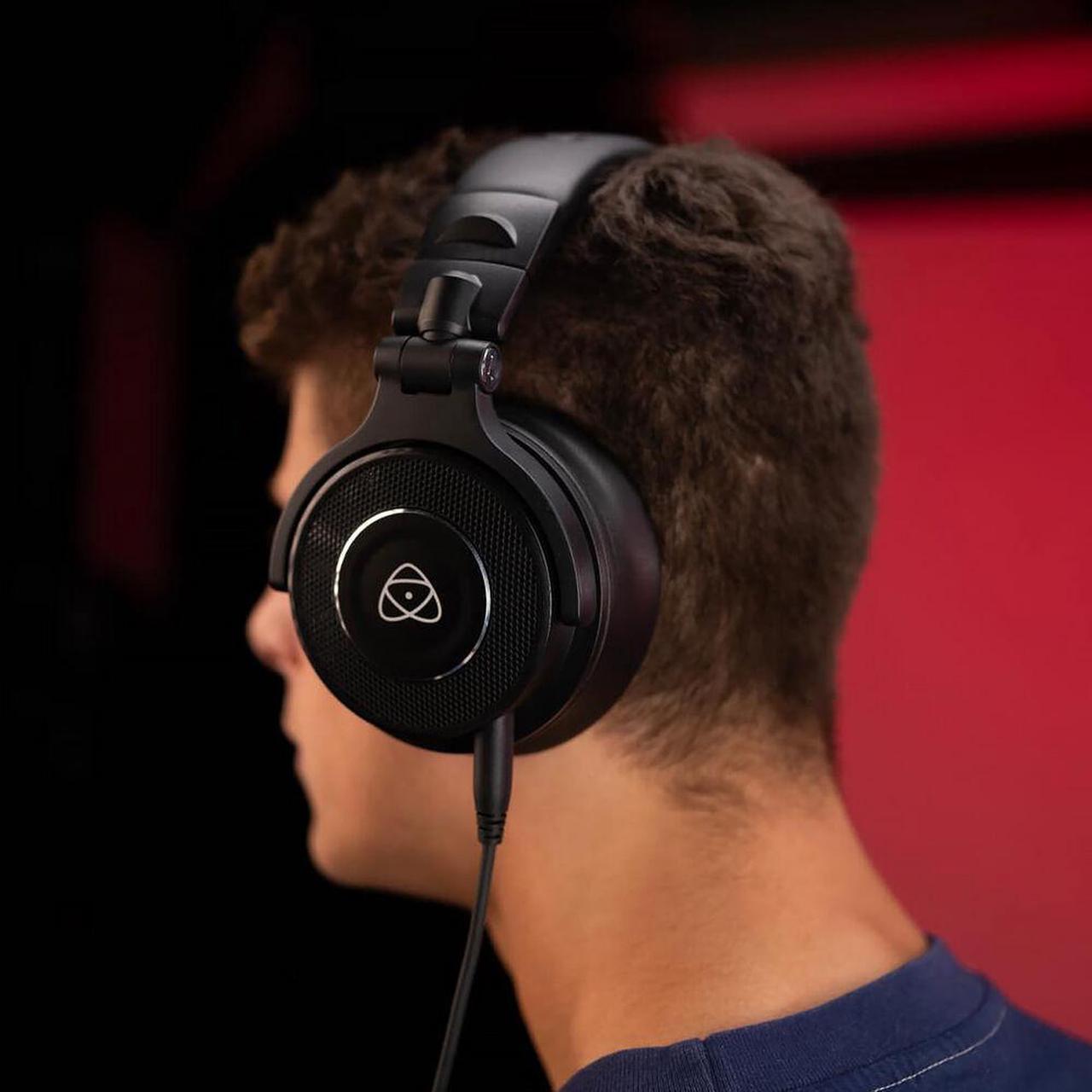 Alt view image 3 of 5 - Atomos StudioSonic Professional Wired Over-Ear Headphones Studio Monitor Sound Quality for Recording, Mixing & Content Creation Black