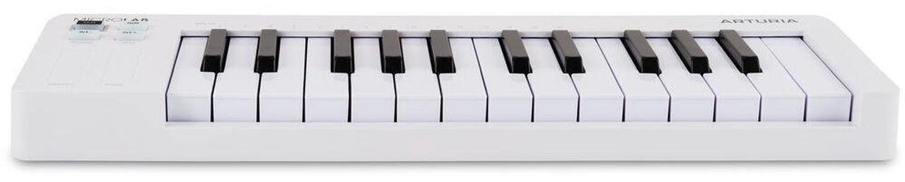 Alt view image 2 of 6 - Arturia MicroLab mk3 25-Key USB-C MIDI Control Keyboard (White)