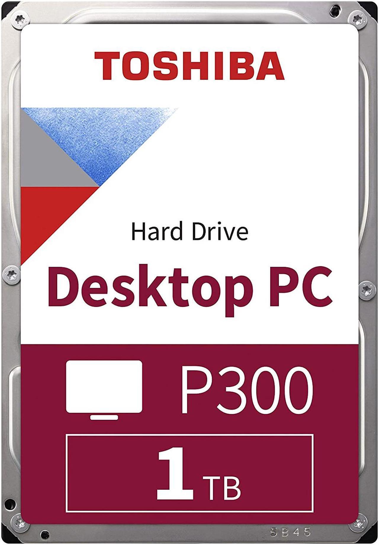 Main image of Toshiba P300 1TB Desktop PC Internal Hard Drive 7200 RPM SATA 6Gb/s 64 MB Cache 3.5 inch - HDWD110UZSVA