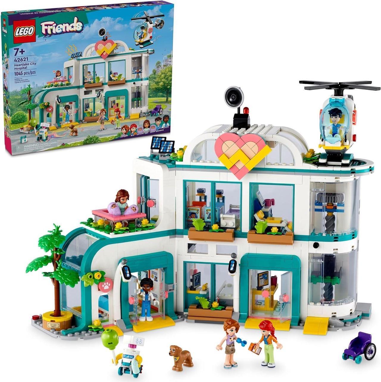Main image of LEGO Friends Heartlake City Hospital Toy Playset 42621 New Sealed
