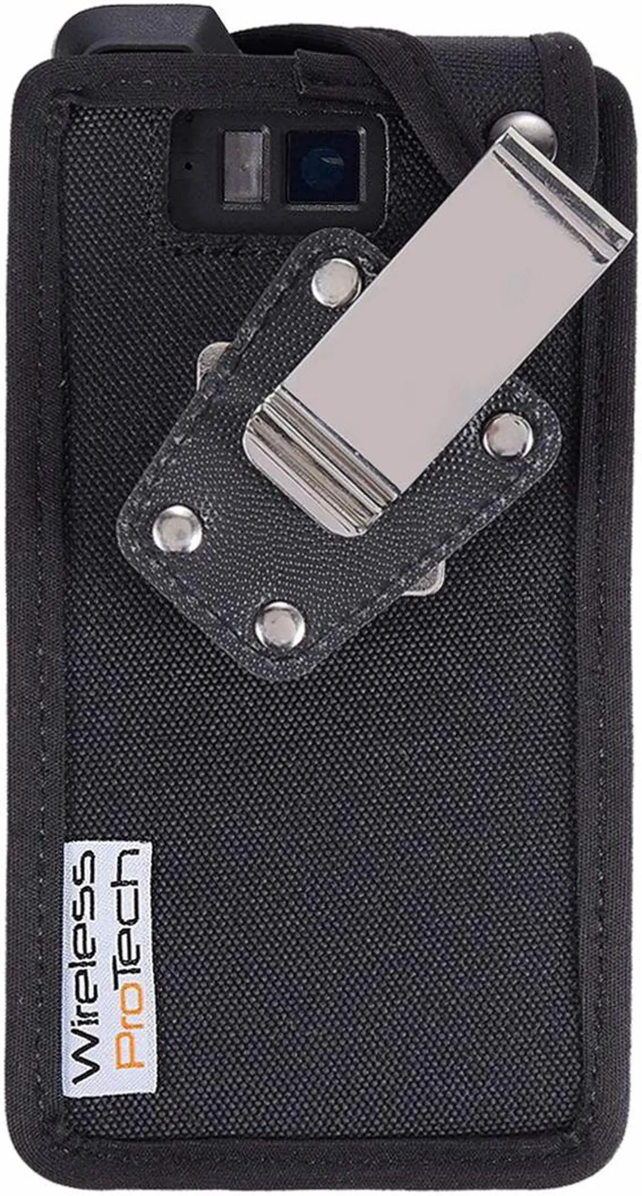 Alt view image 6 of 7 - Sonim XP8 Case, Wireless ProTECH Ballistic Nylon Case with Heavy Duty Quad Lock Swivel Belt Clip, for Sonim XP8 Phone XP8800
