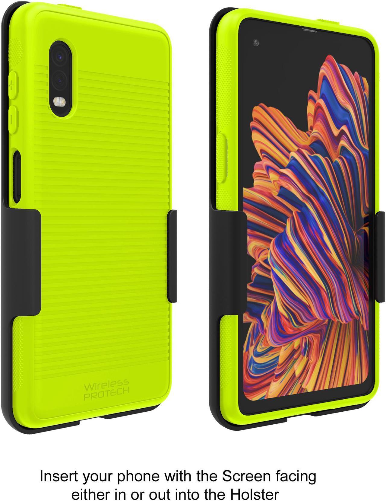 Alt view image 2 of 7 - Wireless ProTech Flex Skin Case and Belt Clip Holster Combo for Samsung Galaxy XCover Pro SM-G715