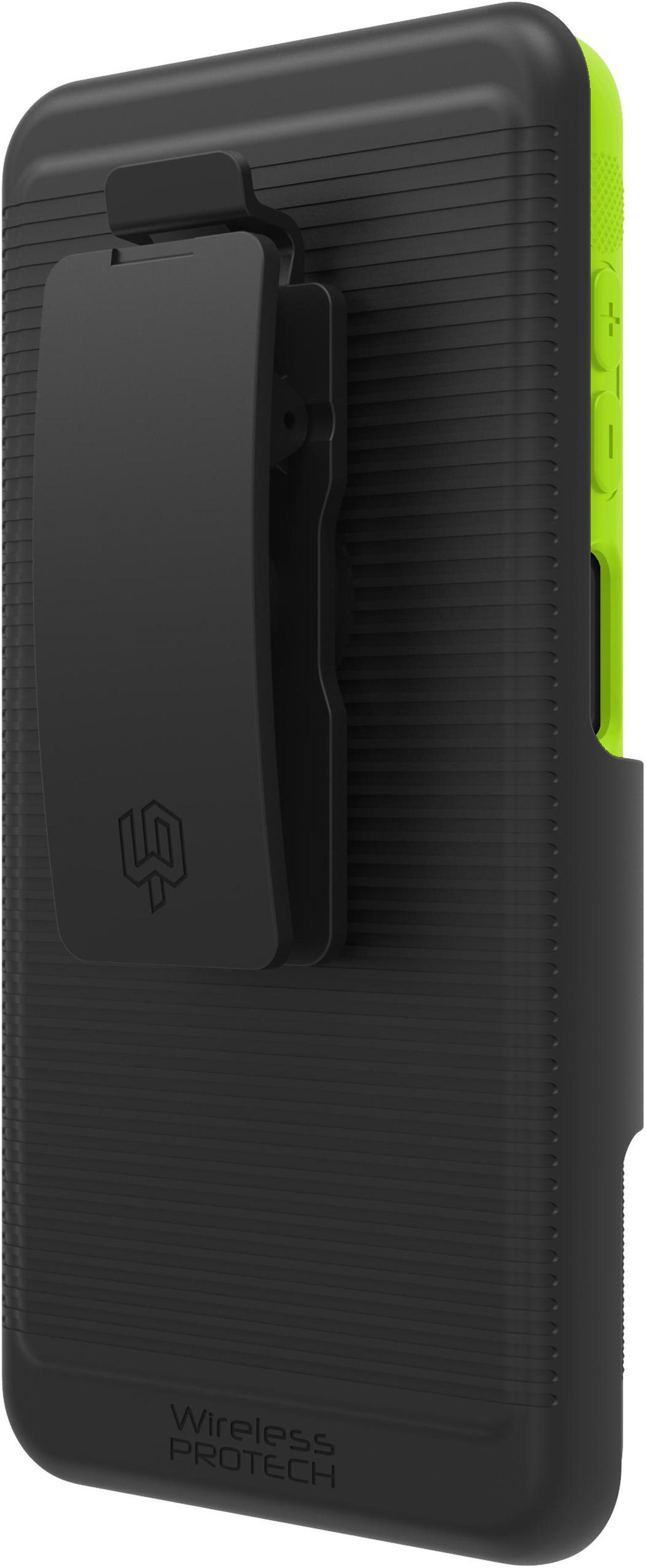Alt view image 3 of 7 - Wireless ProTech Flex Skin Case and Belt Clip Holster Combo for Samsung Galaxy XCover Pro SM-G715