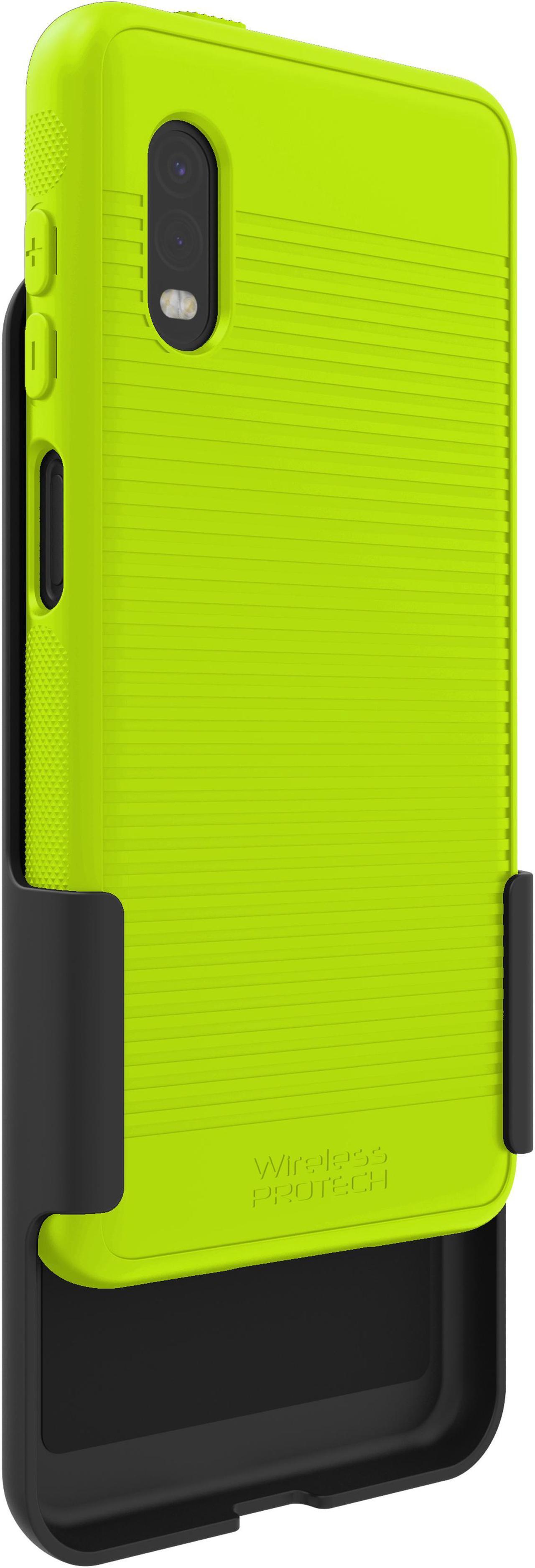 Alt view image 4 of 7 - Wireless ProTech Flex Skin Case and Belt Clip Holster Combo for Samsung Galaxy XCover Pro SM-G715