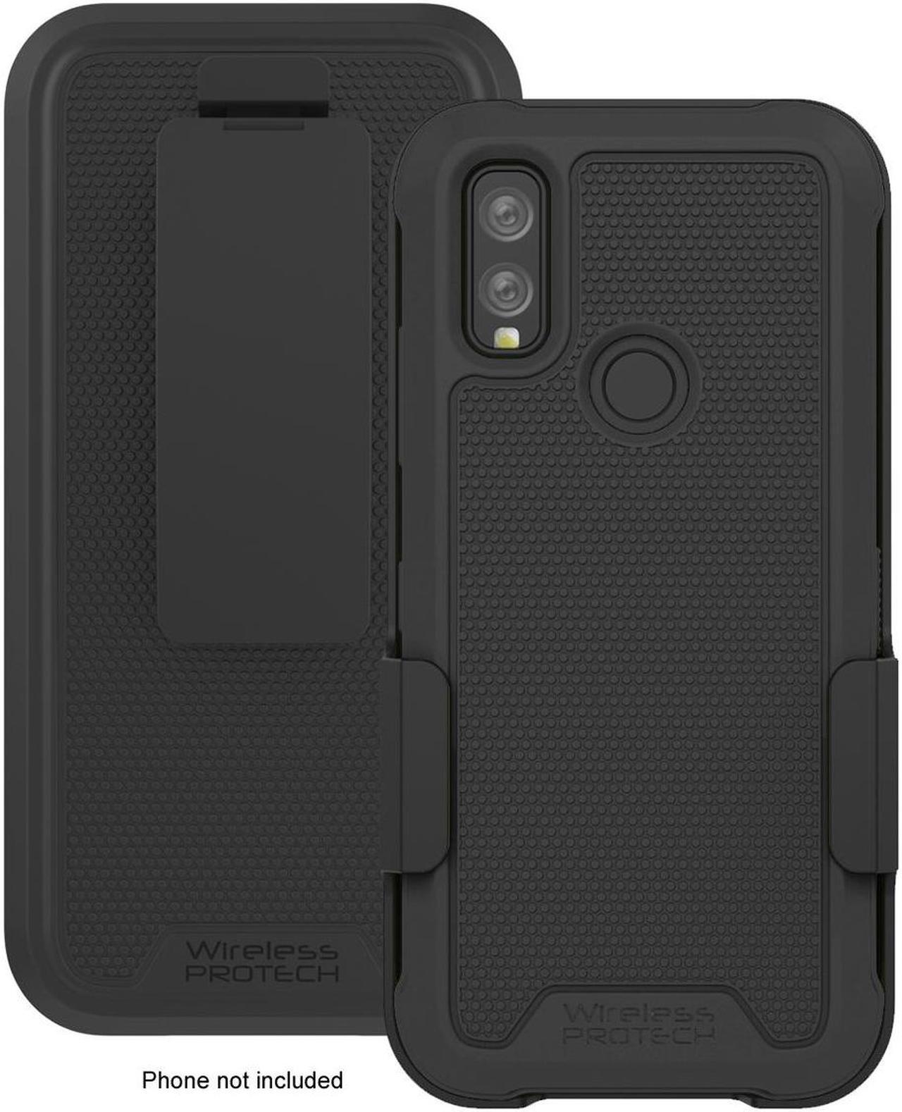 Main image of Kyocera DuraSport 5G C6930 Case and Holster Combo. Heavy Duty Rotating Belt Clip Holster and Rugged Flexible TPU Case Combo
