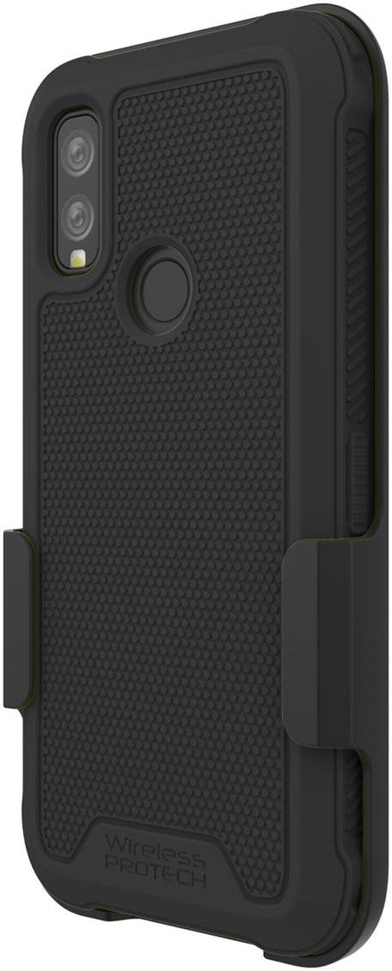 Alt view image 4 of 7 - Kyocera DuraSport 5G C6930 Case and Holster Combo. Heavy Duty Rotating Belt Clip Holster and Rugged Flexible TPU Case Combo