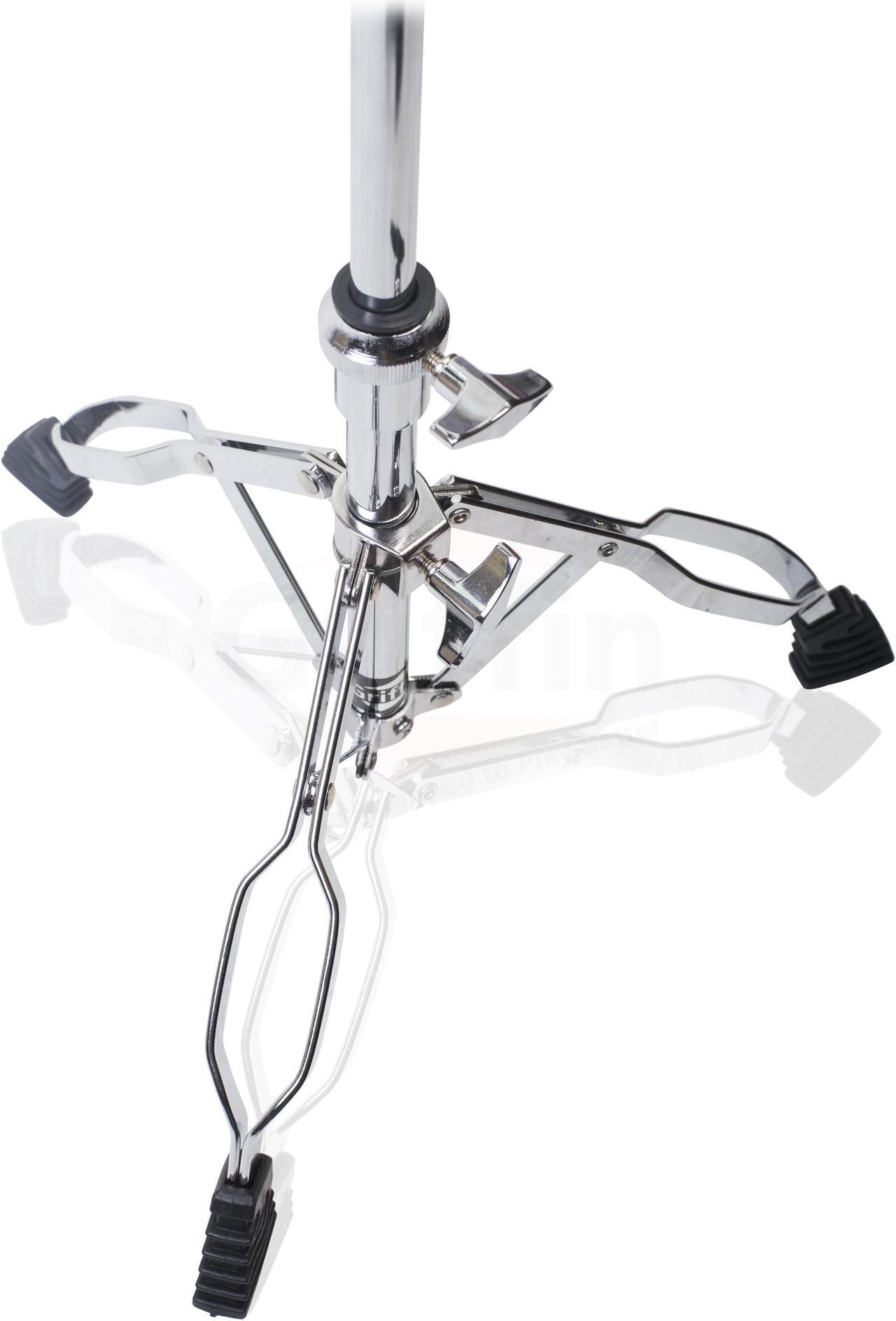 Alt view image 6 of 7 - Snare Drum Stand by GRIFFIN | Deluxe Percussion Hardware Base Kit | Double Braced, Light Weight Mount for Standard Snares, Tom Drums & Practice Pad | Slip-Proof Gear Tilter & Clamp Style Basket Holder