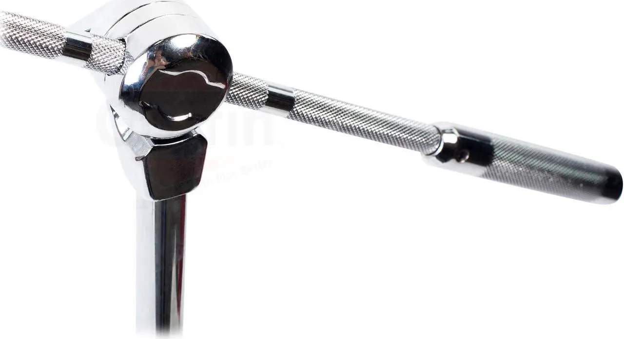 Alt view image 3 of 7 - 4-PACK Cymbal Boom Stand & Straight Cymbal Stand Combo Set by GRIFFIN | Percussion Drum Hardware Kit for Mounting & Holding Crash, Ride, Splash Cymbals | Arm Counterweight Adapter & Double Braced Legs