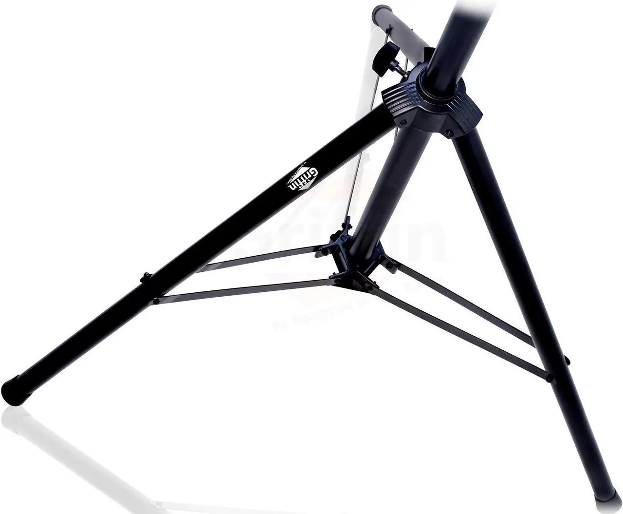 Alt view image 5 of 7 - Crank Up Light Stands (2 Pack) Stage Lighting Truss System by GRIFFIN | Portable Speaker Tripod Platform Rig | Adjustable Trussing DJ Booth Kit | T Bar Mount for Can Lights | Music Equipment Package