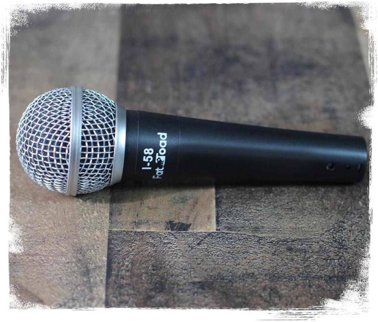 Alt view image 7 of 7 - Professional Cardioid Dynamic Microphones & Clips (6 Pack) by FAT TOAD | Vocal Handheld, Unidirectional Mic | Singing Microphone Designed for Music Stage Performances & Studio Recording or DJ Karaoke