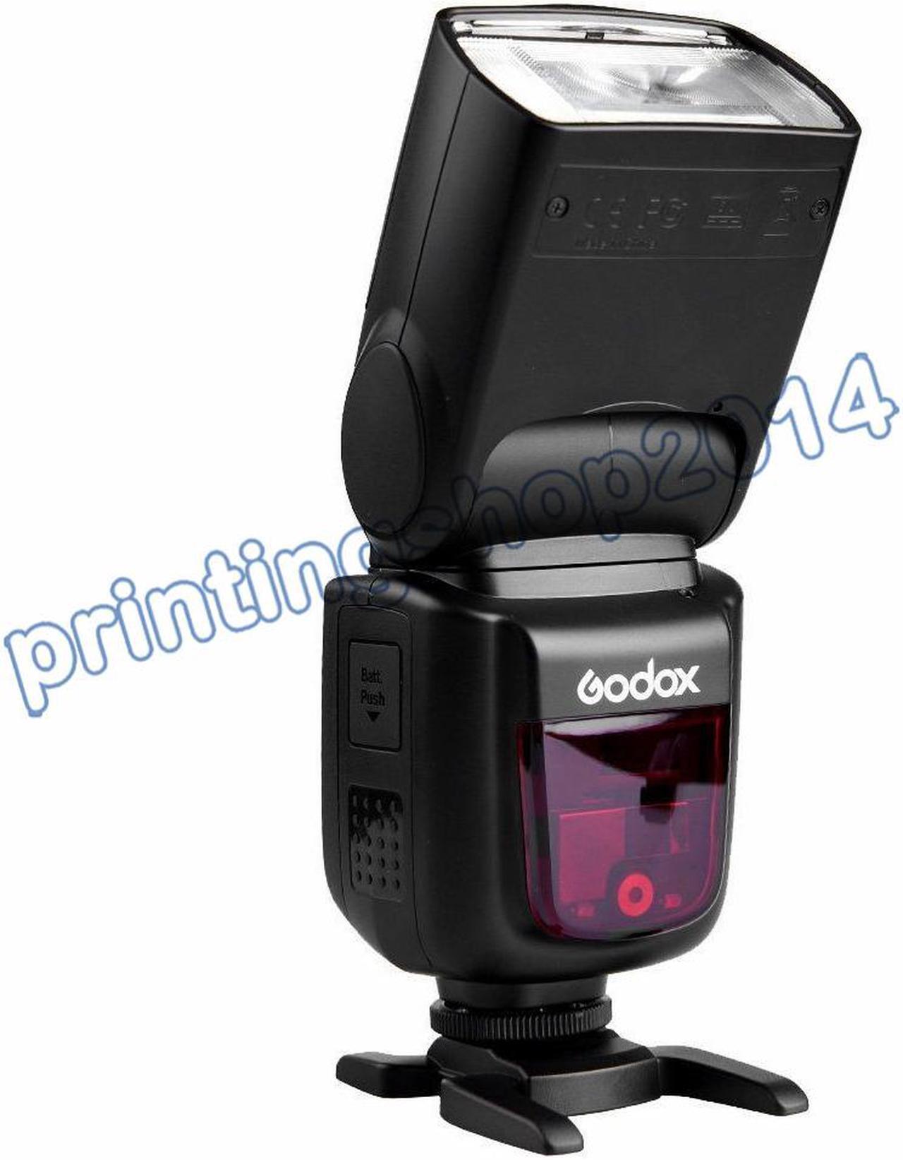 Alt view image 2 of 6 - US Stock Godox V860II-C TTL HSS 2.4G Wireless Flash Speedlite for Canon Cameras, with build-in Godox 2.4G wireless X system, GN60 high guide number, and 20-200 zoom flash coverage.