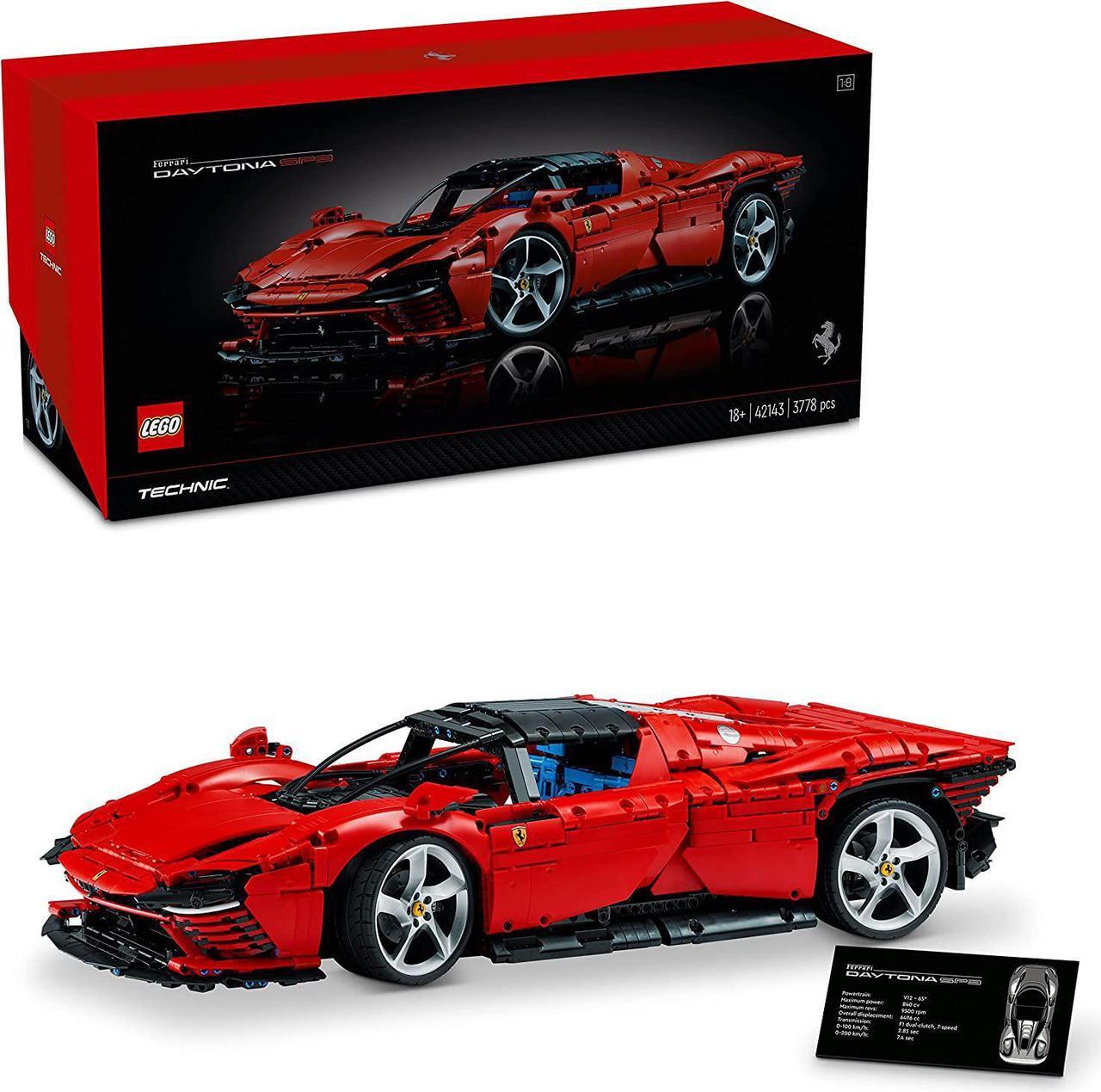 Alt view image 7 of 7 - LEGO Technic Ferrari Daytona SP3 42143, Race Car Model Building Kit, 1:8 Scale Advanced Collectible Set for Adults, Ultimate Cars Concept Series, Great for Car Lovers