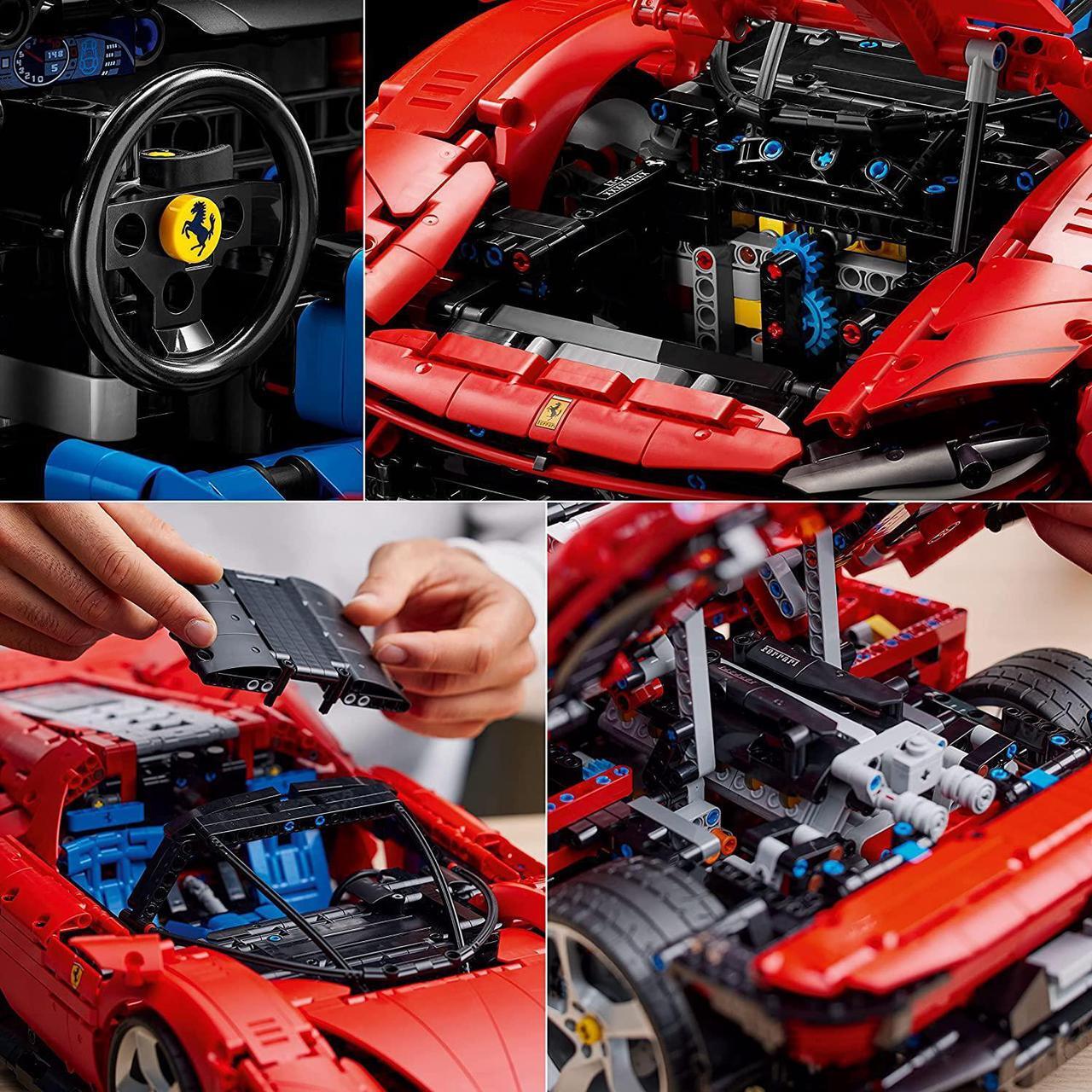 Alt view image 6 of 7 - LEGO Technic Ferrari Daytona SP3 42143, Race Car Model Building Kit, 1:8 Scale Advanced Collectible Set for Adults, Ultimate Cars Concept Series, Great for Car Lovers