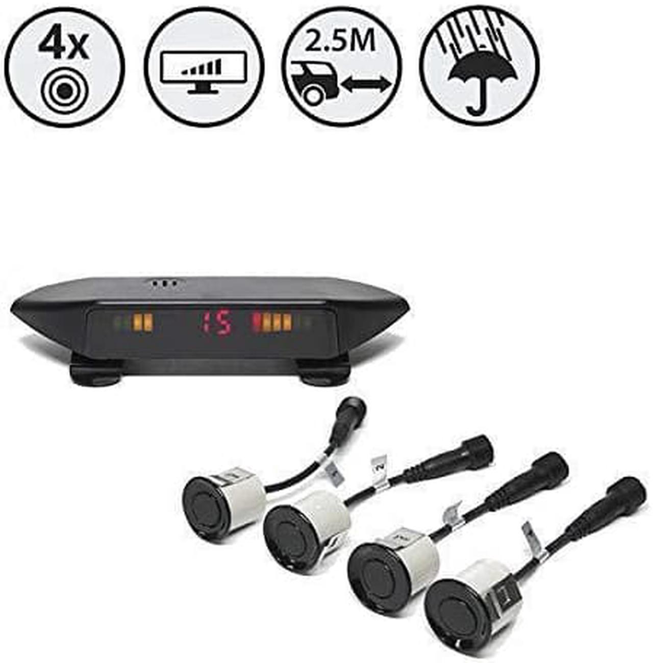 Rear View Safety Backup Sensor System with Waterproof ECU and Cabling