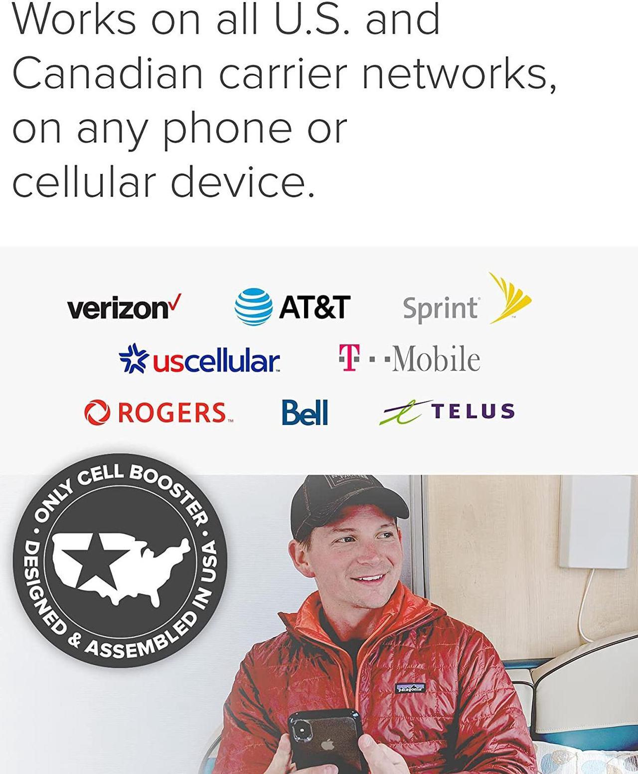 Alt view image 2 of 12 - weBoost Destination RV [Multi User] In-Vehicle Cell Phone Signal Booster Kit for Stationary RV/Camper All Carriers 3G/4G LTE - 470159