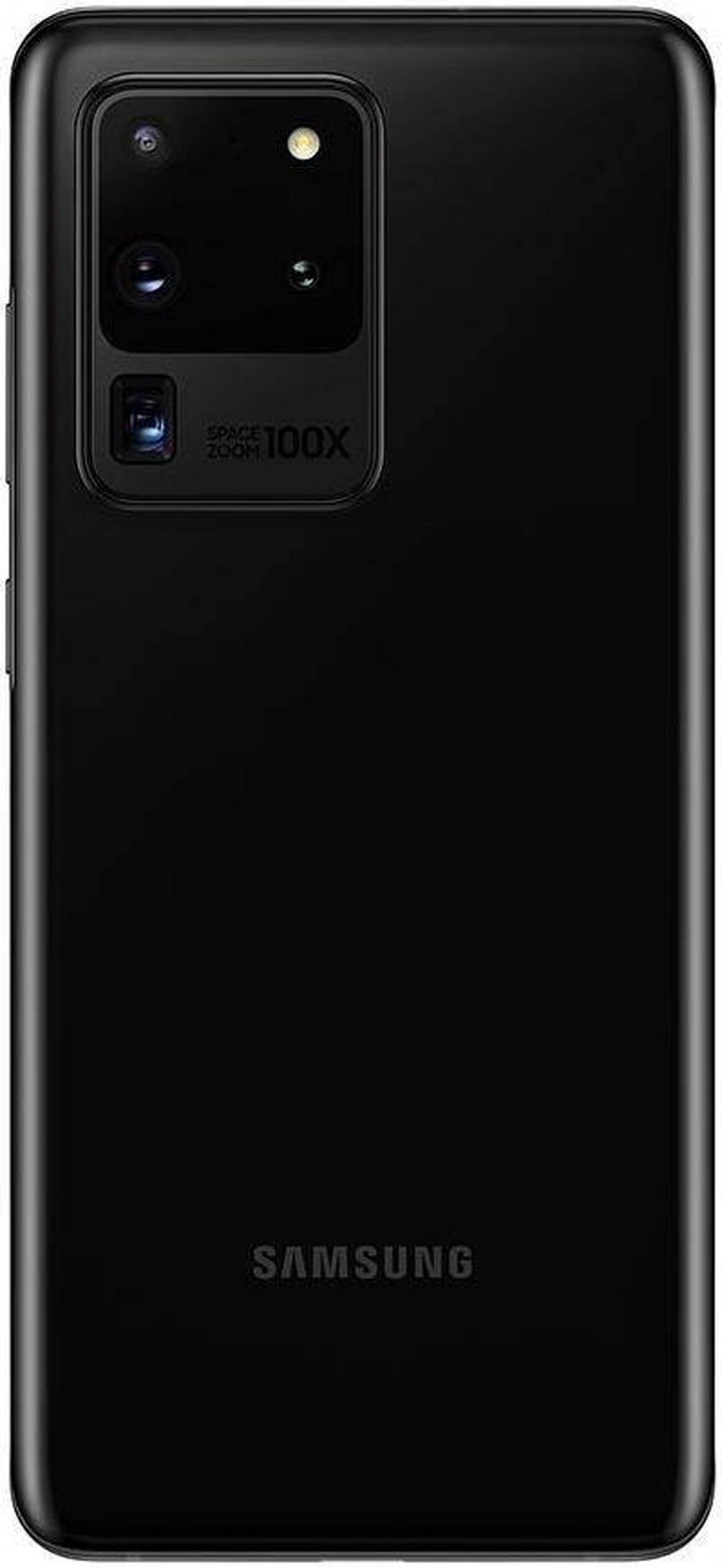 Alt view image 2 of 7 - Samsung Galaxy S20 Ultra 5G 128GB 12GB RAM | SM-G988U | ONLY SUPPORT AT&T and T-MOBILE NETWORK CARRIERS | Cosmic Black