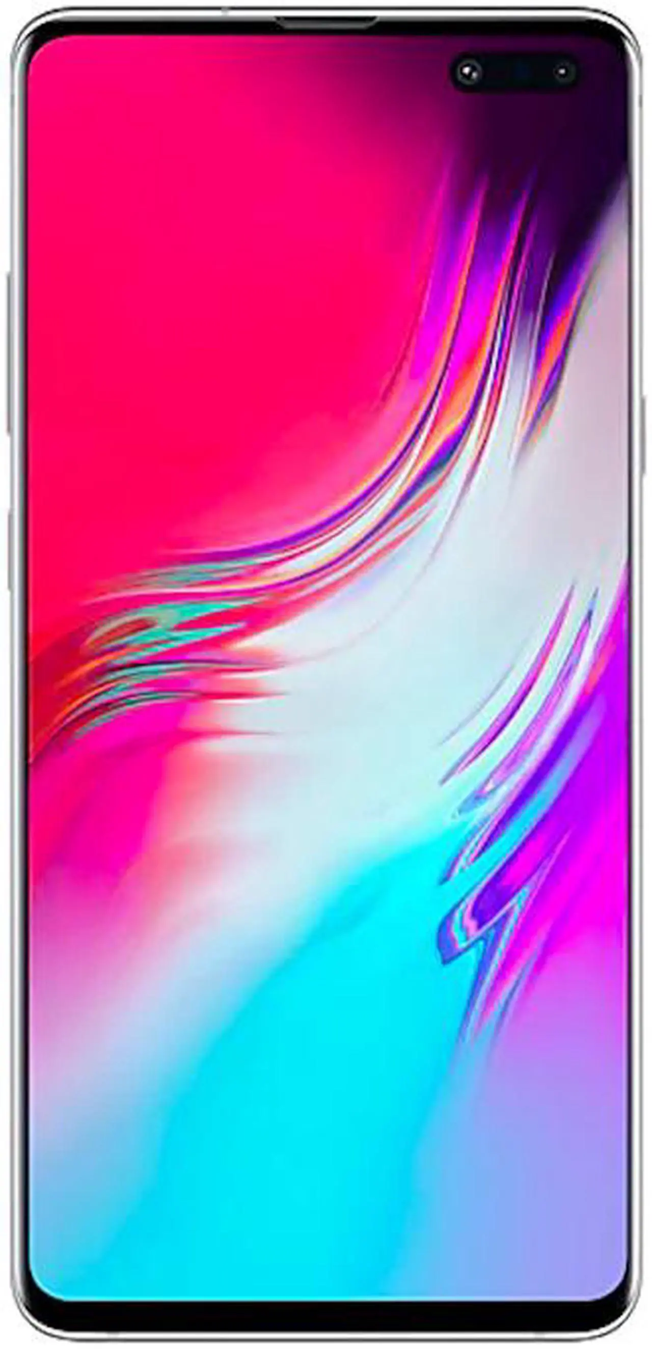 Alt view image 2 of 3 - Samsung Galaxy S10 5G 256GB 8GB RAM 6.7" G977N Unlocked US Compatible GSM Only - Crown Sliver