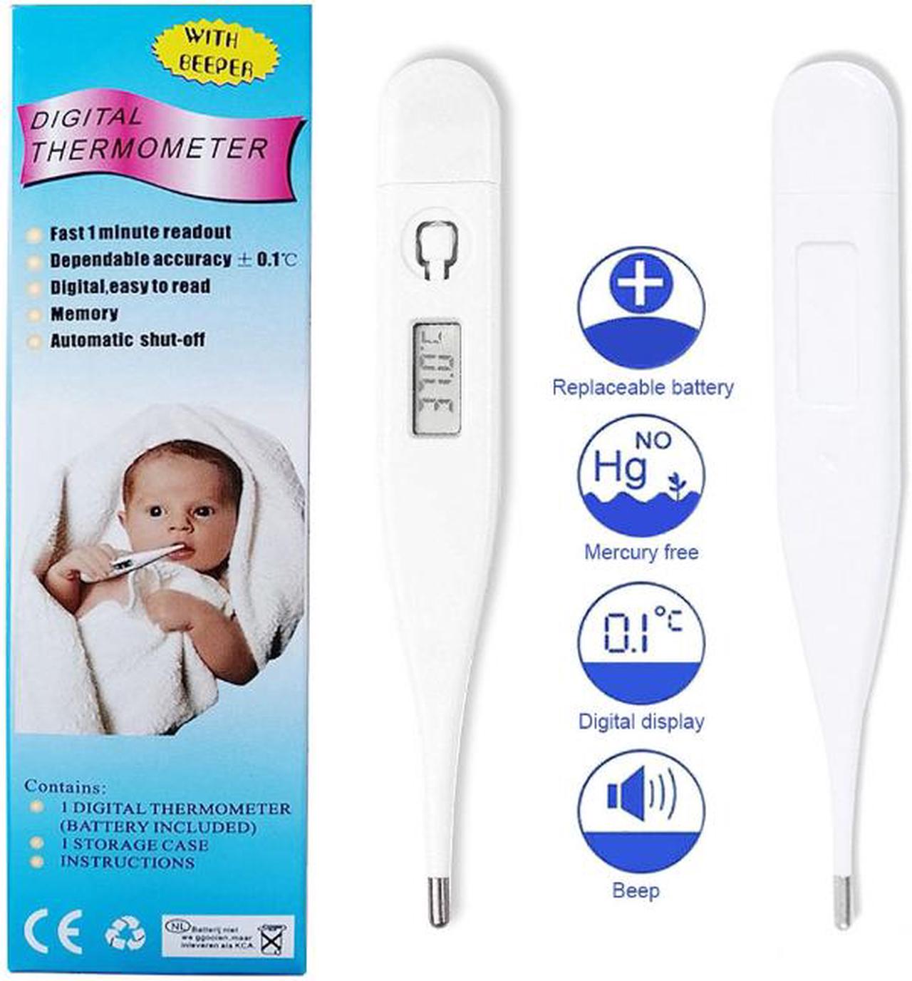 Alt view image 2 of 6 - 1pcs Personal Digital Oral Thermometer With Beeper for Baby/Adult (High Quality Accurate Reading) * Random Color