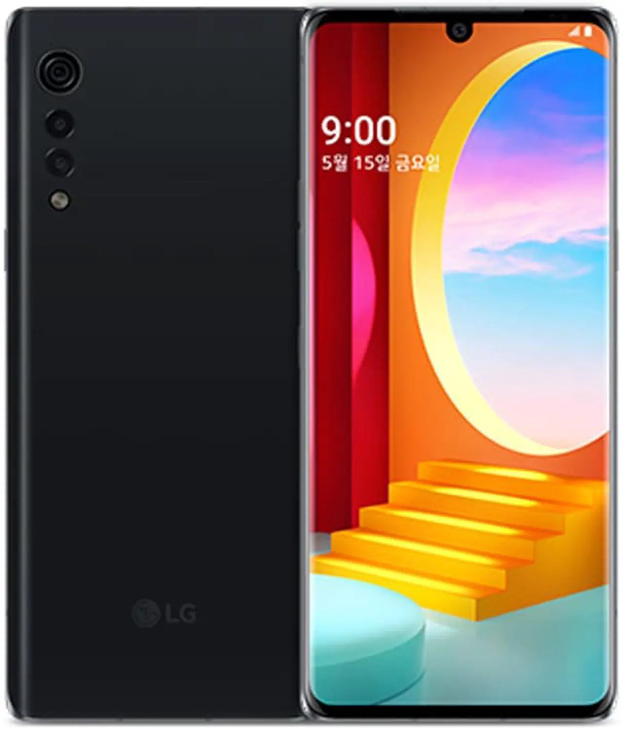 Main image of LG VELVET 5G Snapdragon 765 128GB 6.8” Single Screen 48MP (GSM Only|No CDMA) Unlocked - Aurora Black
