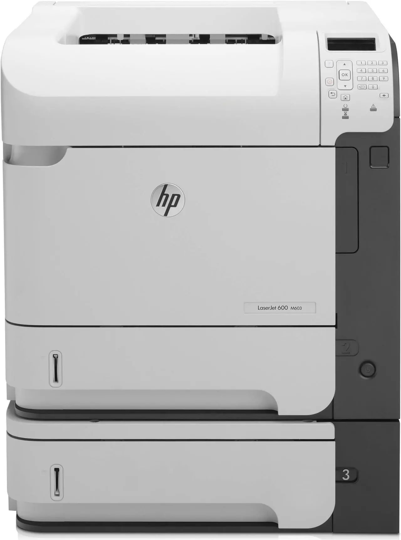 Main image of HPE LaserJet Enterprise 600 M603XH Duplex-Network Laser Printer with Extra Paper Feeder (HPECE996A-REF) (Certified Refurb)