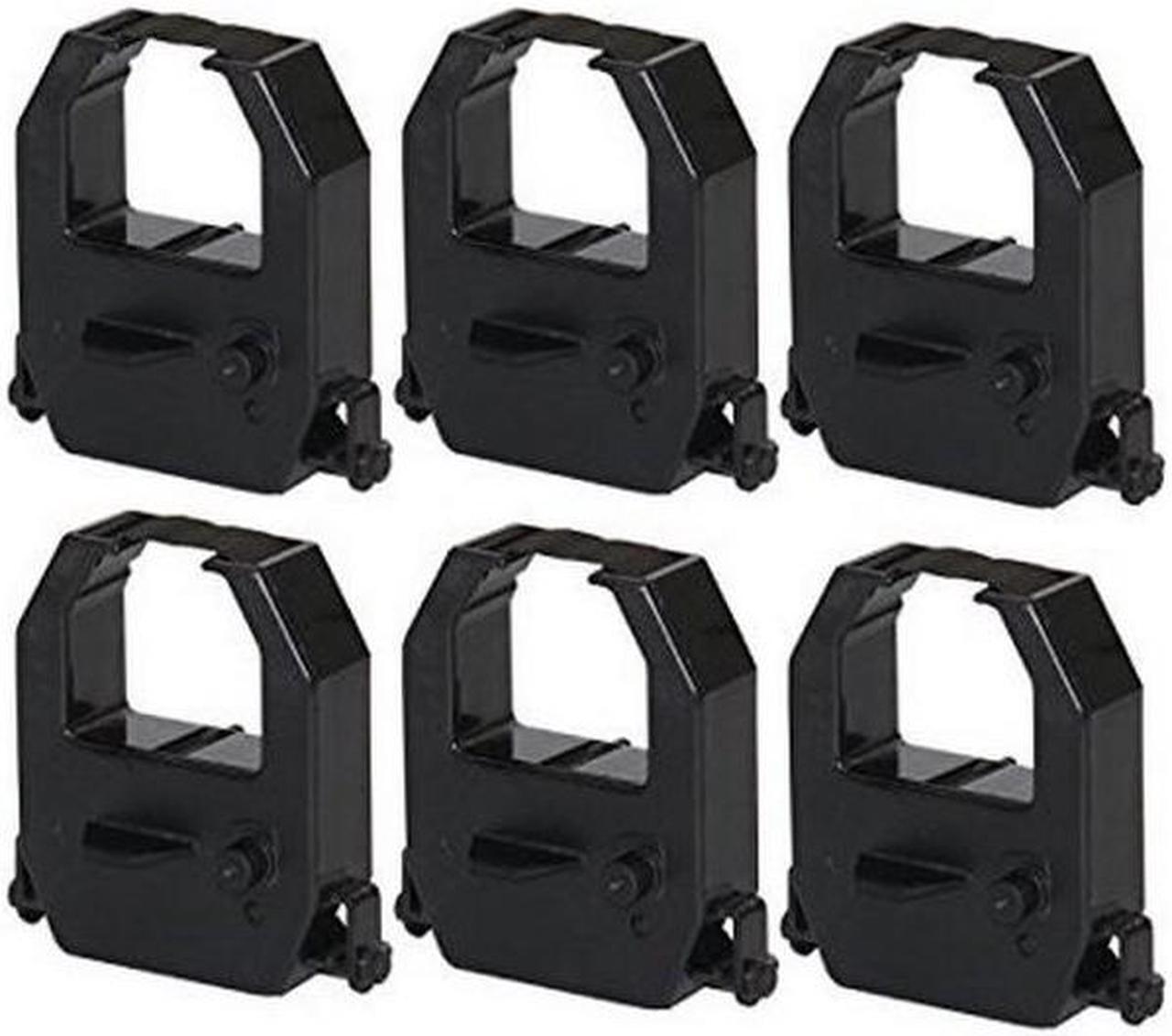 Alt view image 2 of 7 - SuppliesMAX Compatible Replacement for Pyramid Tech 6000/6400/M1000/PTI-1000/PTI-3000 Purple Time Clock Printer Ribbons (6/PK) (PYD021010P)