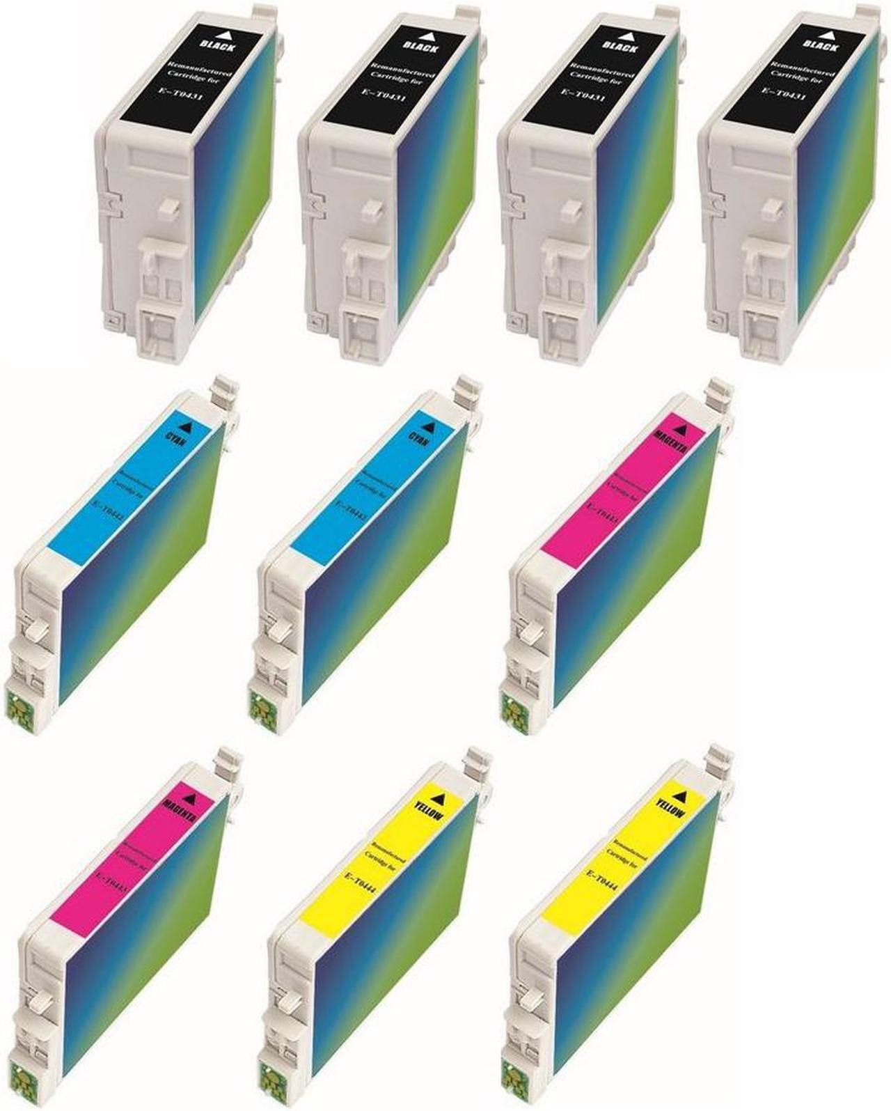 Alt view image 2 of 7 - SuppliesMAX Replacement for Stylus C84/C86/CX-6400/6600 High Yield Inkjet Combo Pack (4-BK/2-C/M/Y) (C13T04314B2CMY)