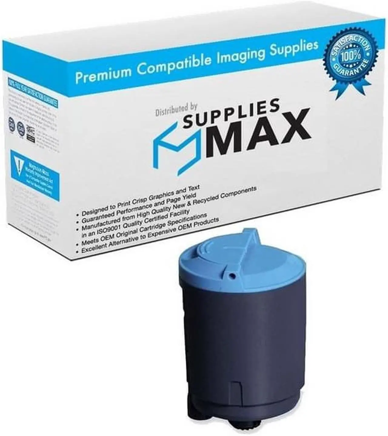 Main image of SuppliesMAX  Replacement for Phaser 6110/6110-MFP/6110N/6220-MFP Cyan Toner Cartridge (1000 Page Yield) (106R01271)