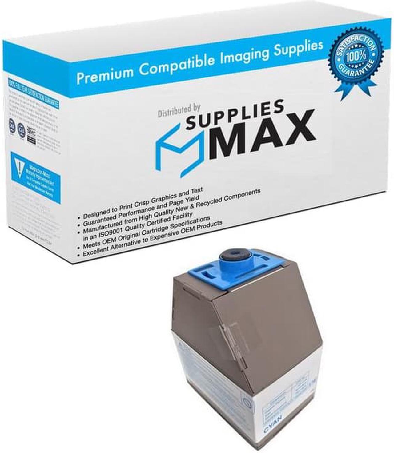 Main image of SuppliesMAX Compatible Replacement for Gestetner Corp DSC-428/DSC-435/DSC-445 Cyan Toner Cartridge (200 Grams-10000 Page Yield) (TYPE R1) (88847)