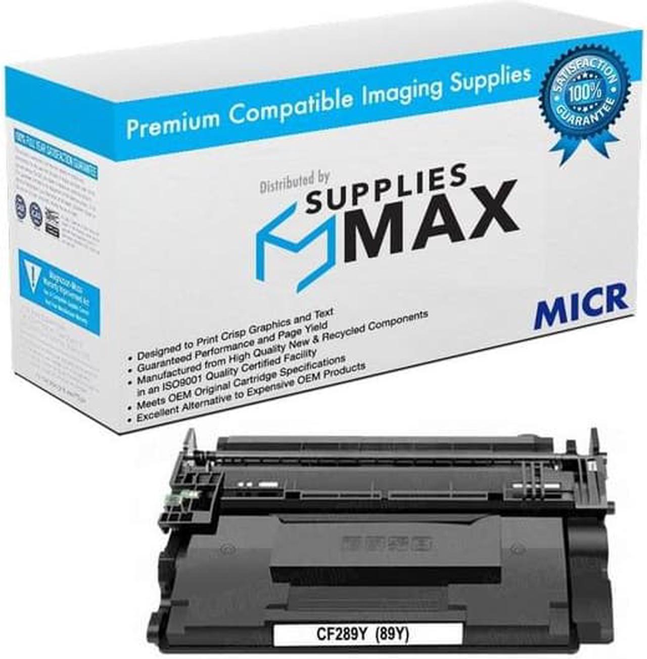 Main image of SuppliesMAX Compatible MICR Replacement for LaserJet Enterprise M507DN/M507N/M507X/M528DN/M528F Extra High Yield Toner Cartridge (20000 Page Yield) (NO. 89Y) (CF289YC)