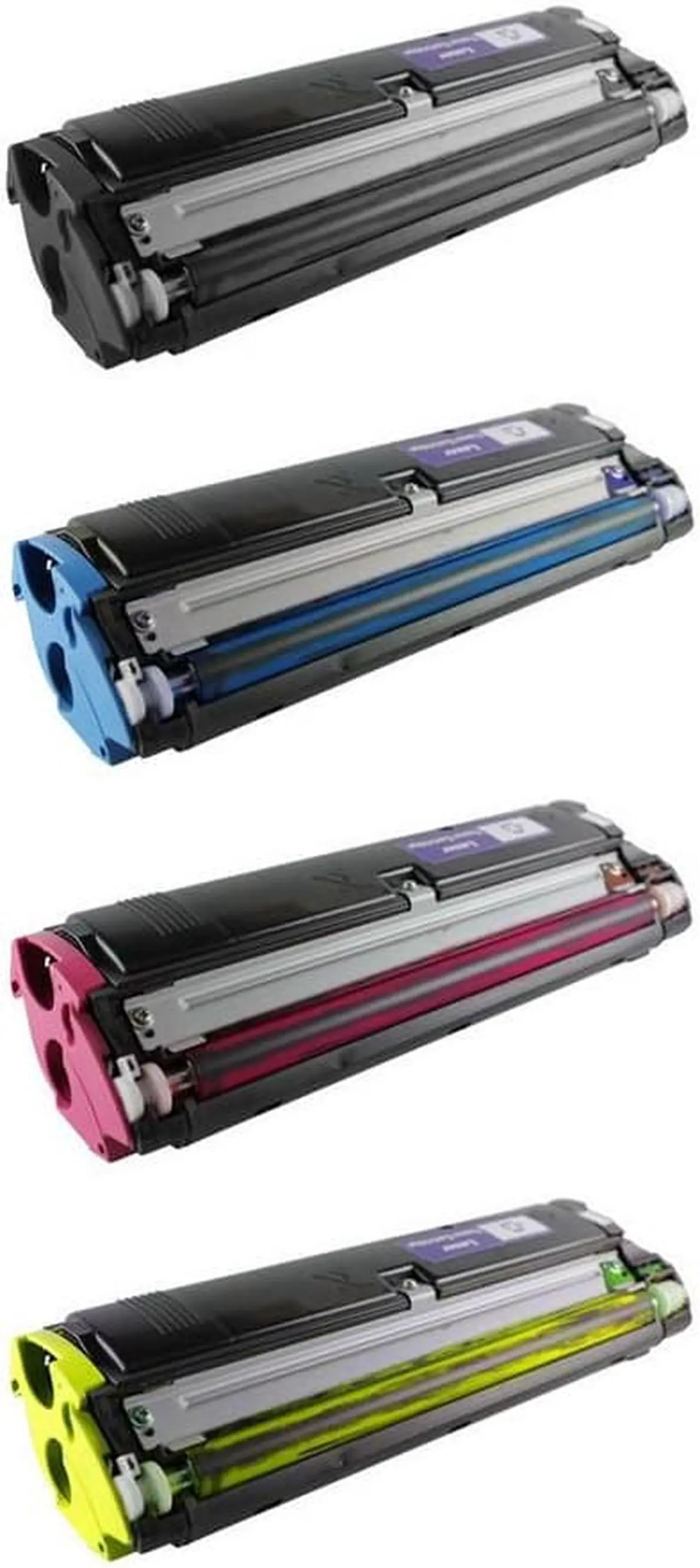 Alt view image 2 of 7 - SuppliesMAX Compatible Replacement for Konica Minolta Magicolor 2300DL/2300W/2350EN Toner Cartridge Combo Pack (BK/C/M/Y) (1710541BCMY)