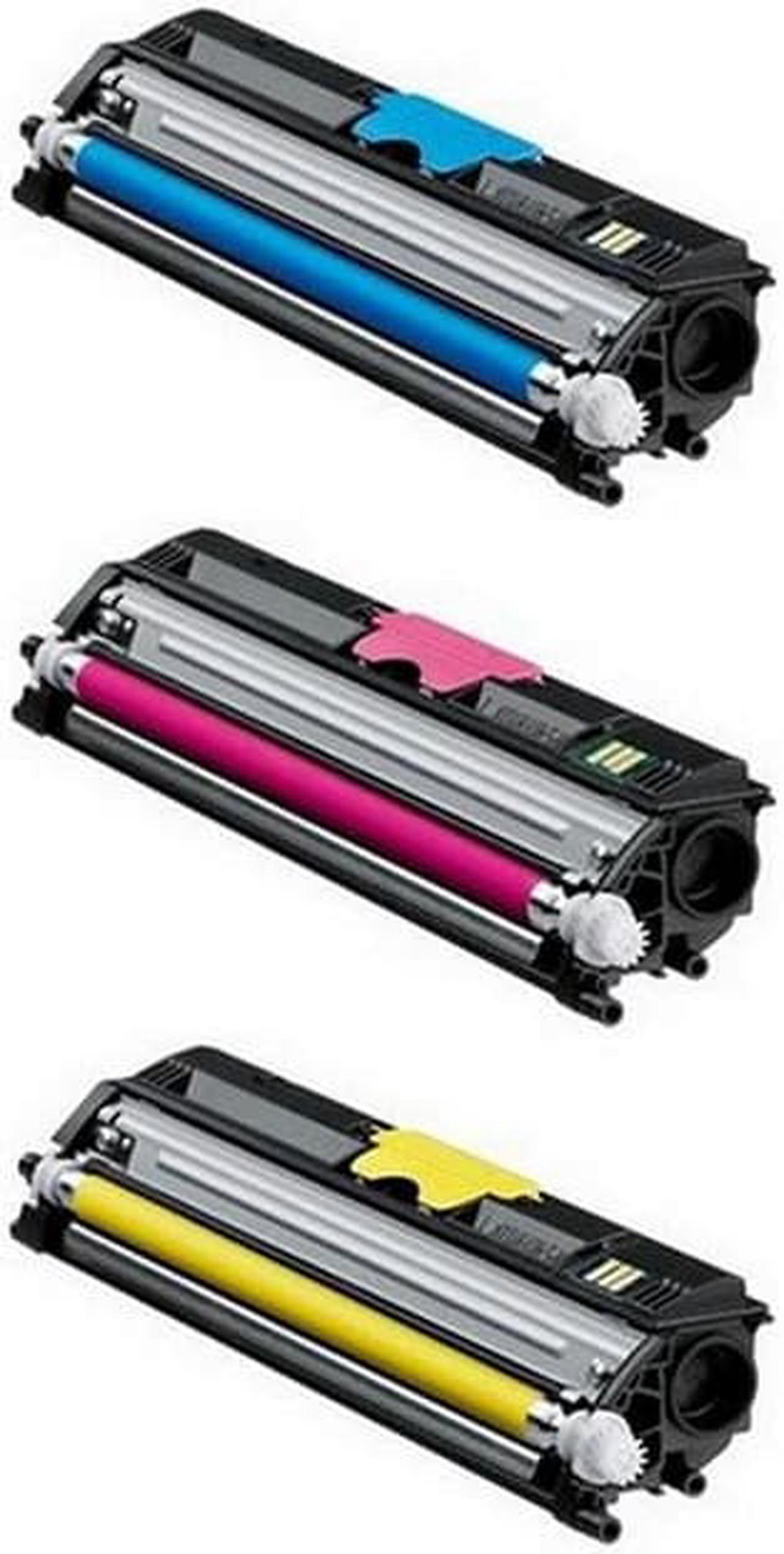 Alt view image 2 of 7 - SuppliesMAX Compatible Replacement for Okidata C110/C130N/MC160/MC160N Toner Cartridge Combo Pack (C/M/Y) (TYPE D2) (4425071CMY)