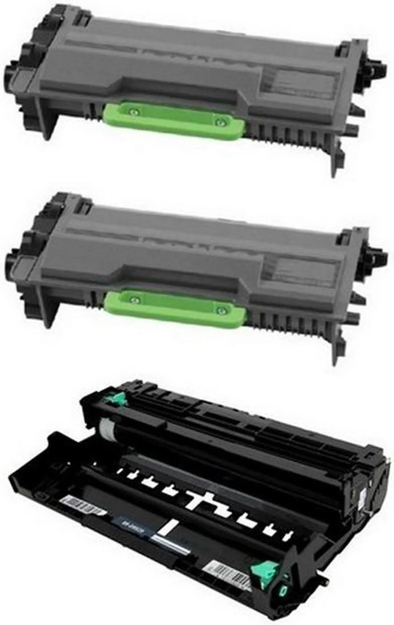 Alt view image 2 of 7 - SuppliesMAX Compatible Replacement for Brother HL-L6200/6300/6400/MFC-L6700/6800/6900 Drum/Toner Value Combo Pack (1-Drum Unit/2-Toners) (DR-3400/2-TN-3512VB)