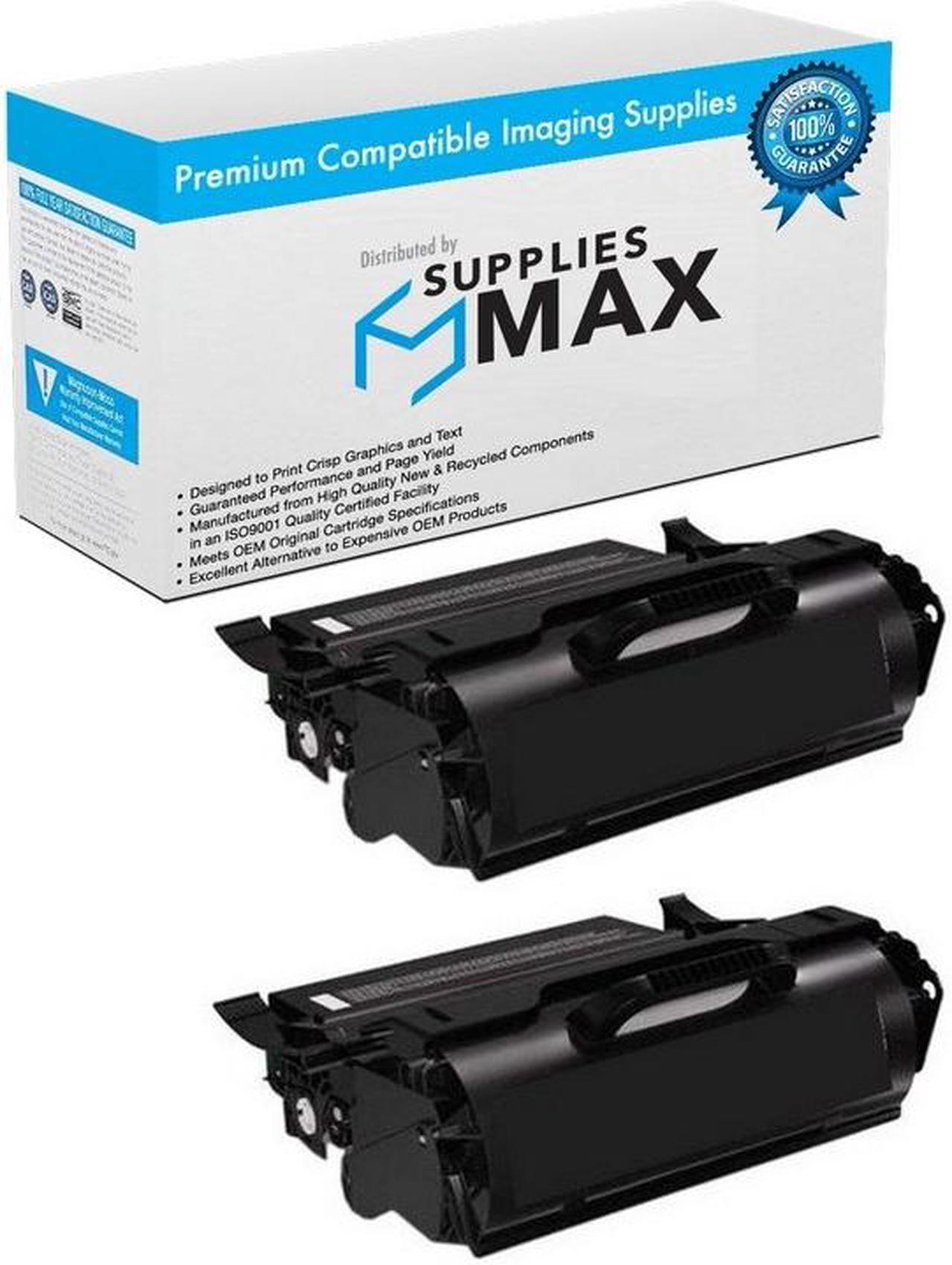 Main image of SuppliesMAX Compatible Replacement for Lexmark X651DE/X652DE/X654DE/X656DE/X656DTE/X658DE/X658DTE-MFP Jumbo High Yield Toner Cartridge (2/PK-40000 Page Yield) (X651H11AJ_2PK)