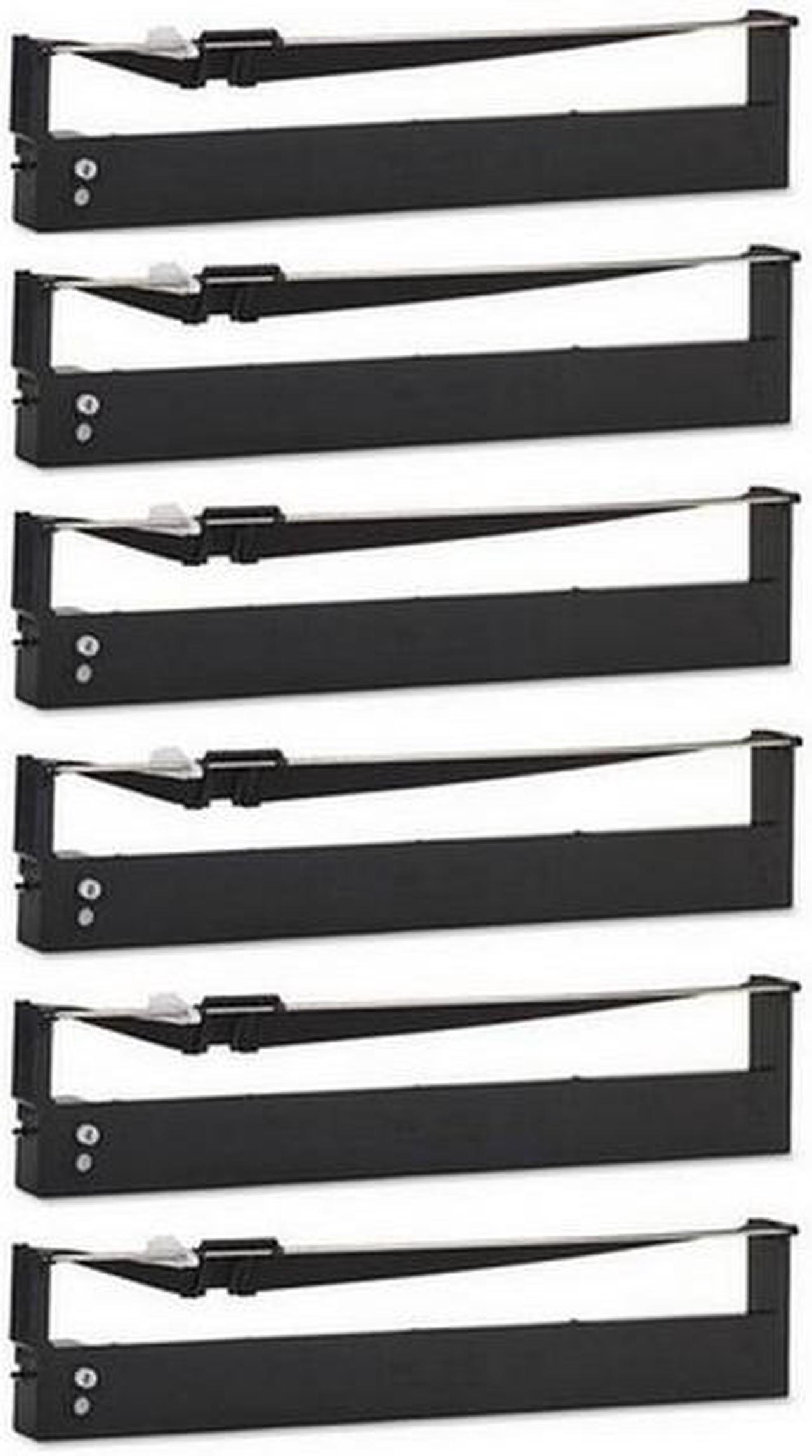 Alt view image 2 of 7 - SuppliesMAX Compatible Replacement for CIGP1857 Black Printer Ribbons (6/PK) - Replacement to IBM InfoPrint 57P1743