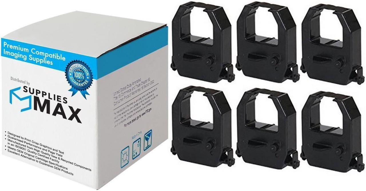 Main image of SuppliesMAX Compatible Replacement for Pyramid Tech 6000/6400/M1000/PTI-1000/PTI-3000 Purple Time Clock Printer Ribbons (6/PK) (PYD021010P)