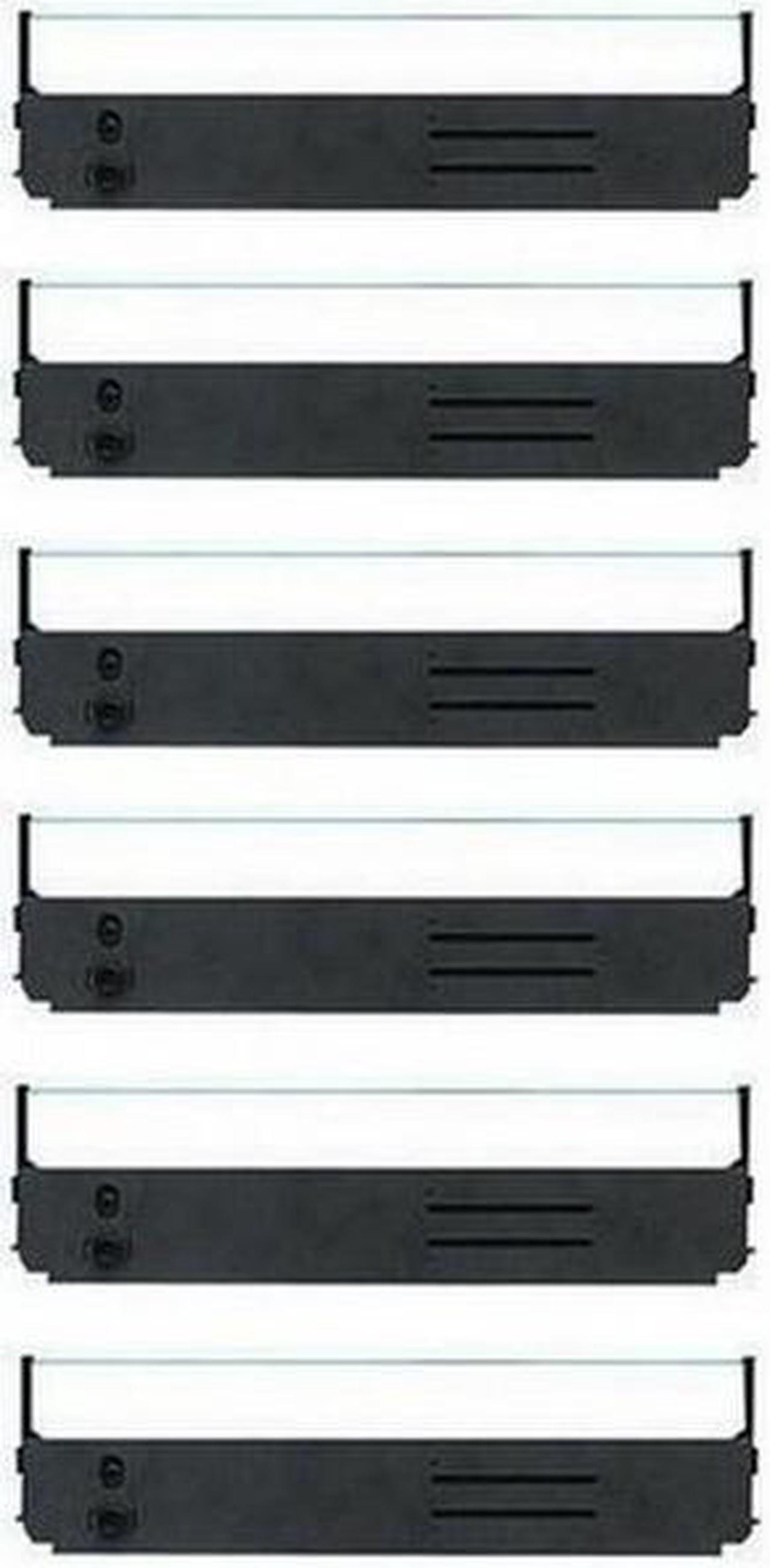 Alt view image 2 of 7 - SuppliesMAX Compatible Replacement for CIGR6041 Black Printer Ribbons (6/PK) - Replacement to Okidata 52103601 / 52105801