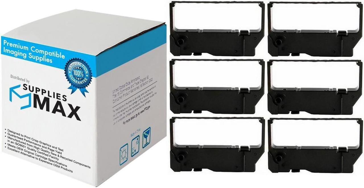 Main image of SuppliesMAX Compatible Replacement for Star-Micronics MP-200 Series/MP-235/MP-242/MP-292/MP-512/SP-200 Series/SP-212/SP-242/SP-500/SP-2000 Purple P.O.S. Printer Ribbons (6/PK) (STR011050)