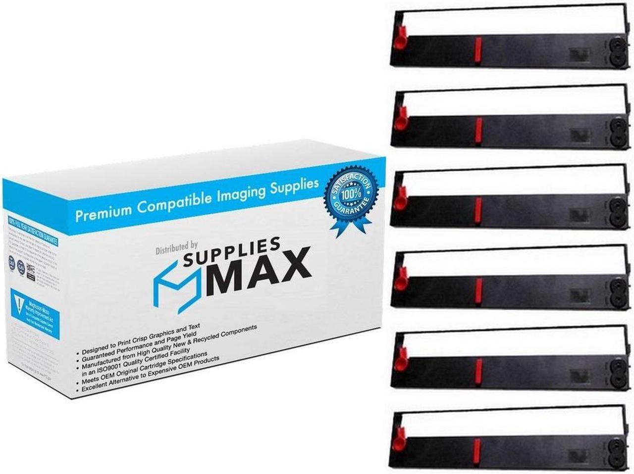 Main image of SuppliesMAX Compatible Replacement for CIGP1334 Black Printer Ribbons (6/PK) - Replacement to TallyGenicom 060097