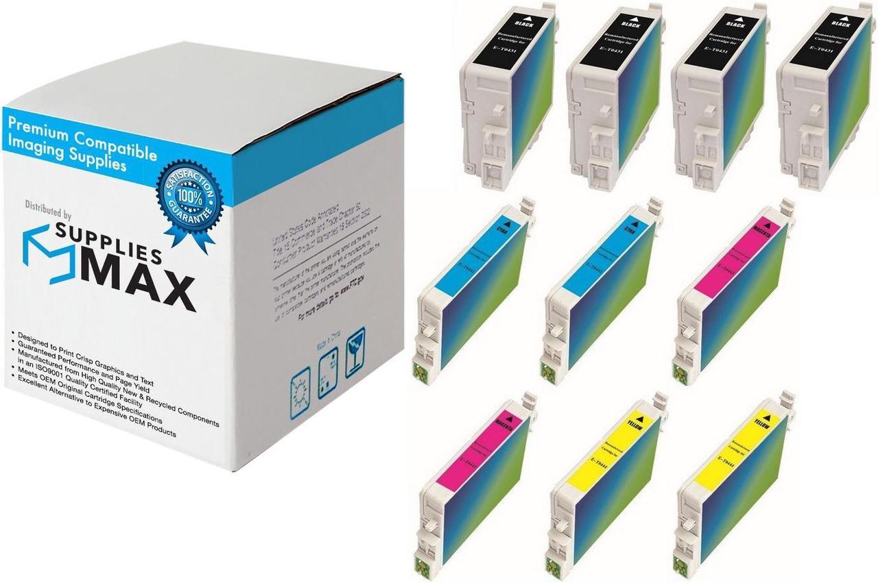 Main image of SuppliesMAX Replacement for Stylus C84/C86/CX-6400/6600 High Yield Inkjet Combo Pack (4-BK/2-C/M/Y) (C13T04314B2CMY)