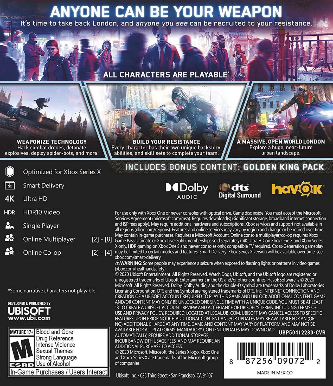 Alt view image 2 of 5 - Watch Dogs Legion - Xbox One