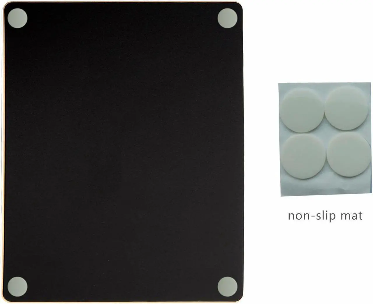 Alt view image 6 of 6 - High Quality Gaming Aluminium Metal Mouse Pad - Gold