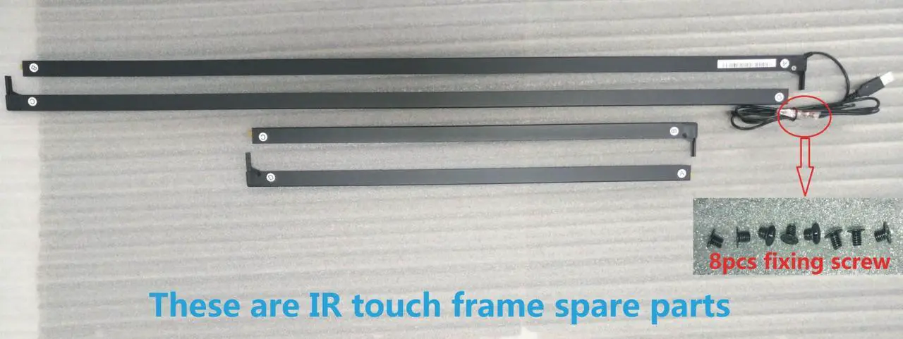 Alt view image 7 of 7 - 27 inch 10 Points Infrared Touch Screen Overlay,  Multipoint IR touch Frame , USB Free Driver, Easy Fix and Install, for Digital Signage Whiteboard Kiosks  Interactive Application